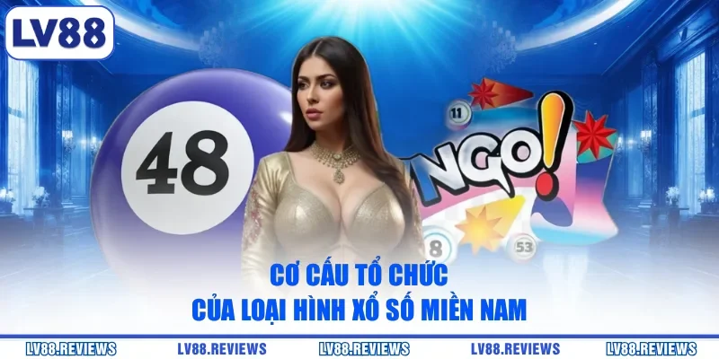 Cơ cấu tổ chức của loại hình xổ số miền Nam