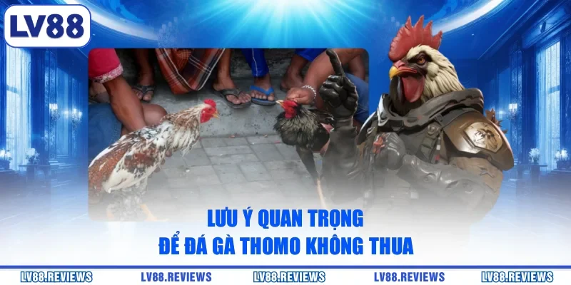 Lưu ý quan trọng để đá gà Thomo không thua