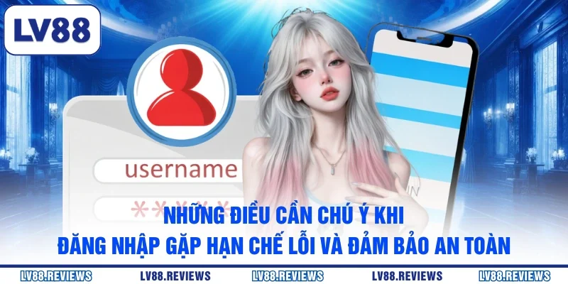 Những điều cần chú ý khi đăng nhập gặp hạn chế lỗi và đảm bảo an toàn
